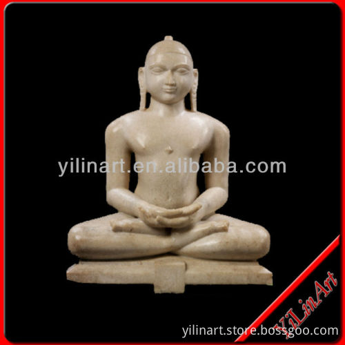 47inch Thai Marble Garden Stone Buddha Statue (factory price) (YL-J015)